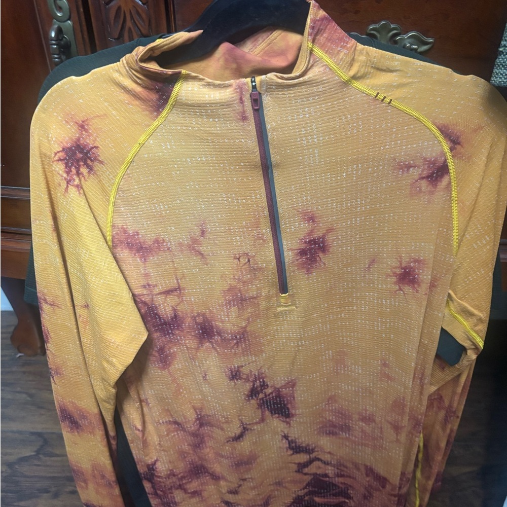 Men's orange and red Shirt